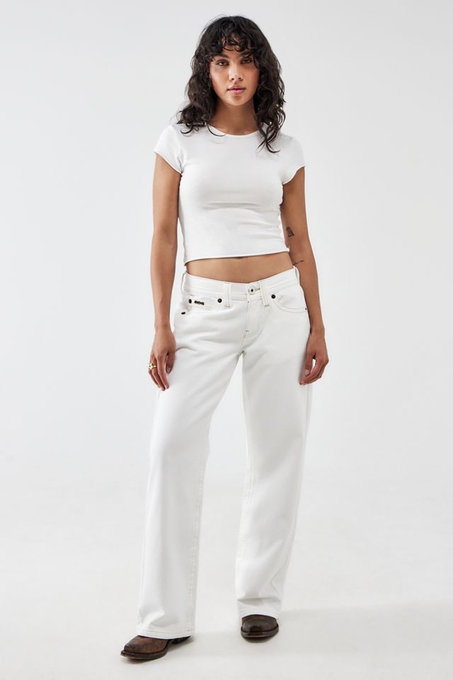 BDG Kayla Lowrider White Jeans #2