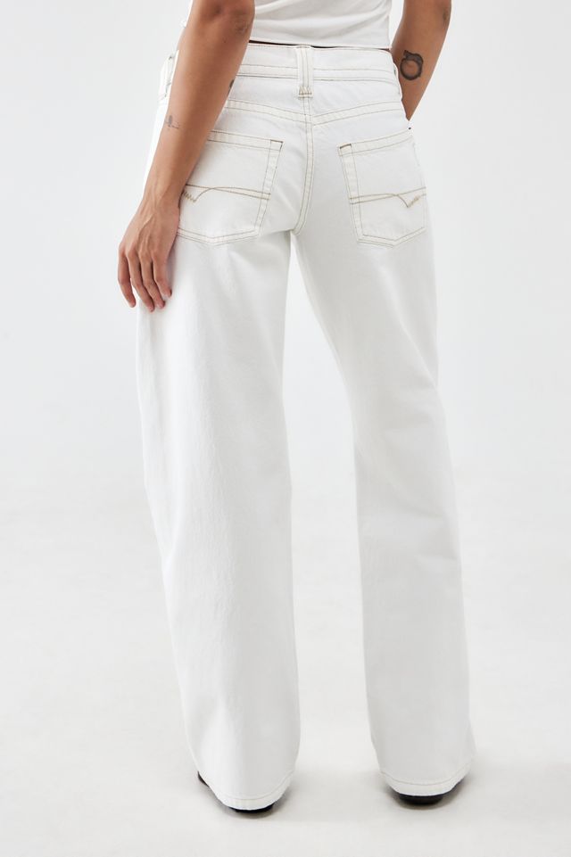 BDG Kayla Lowrider White Jeans #3