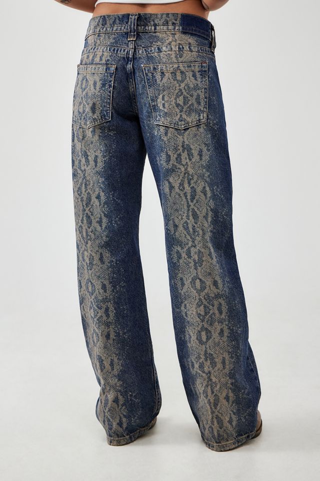 Jeans BDG Kayla Lowrider de Estampado de Serpiente #2