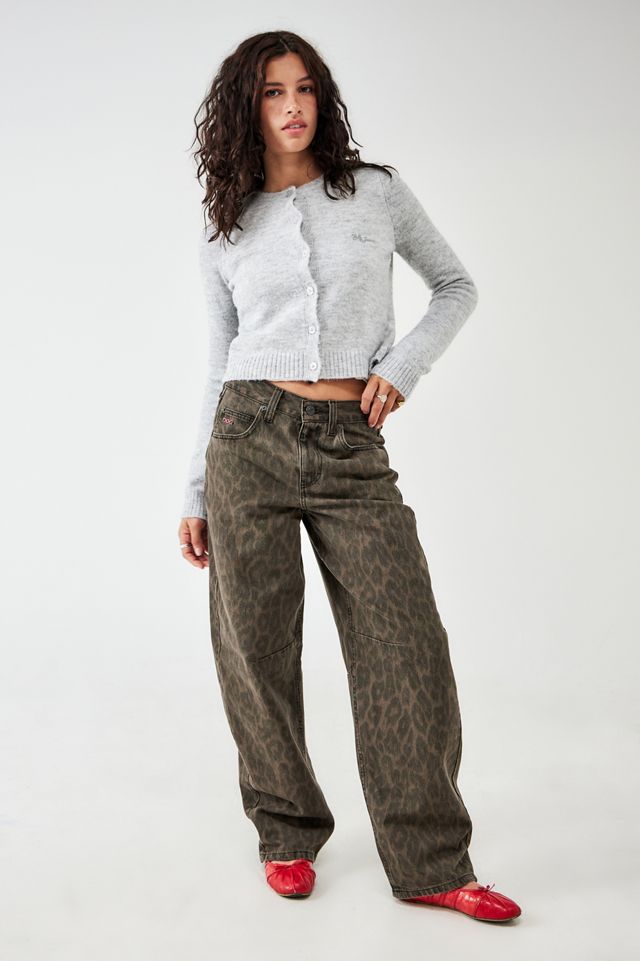 BDG Logan Boyfriend Leopard Print Jeans   #1