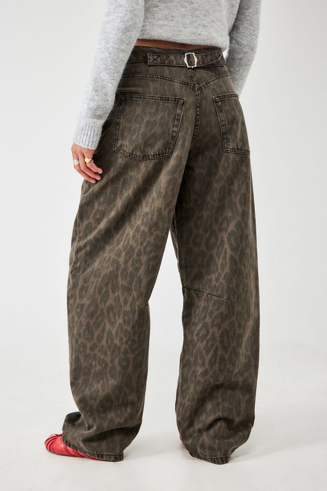 BDG Logan Boyfriend Leopard Print Jeans   #2