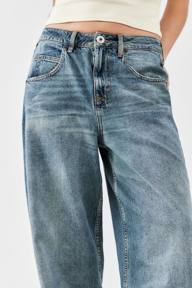 BDG Jaya Baggy Smokey Blue Jeans | Urban Outfitters UK