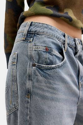 Abbot Baggy Jeans For Women High Waist Loose Fit Comfort And Trendy Everyday Wear main image 1