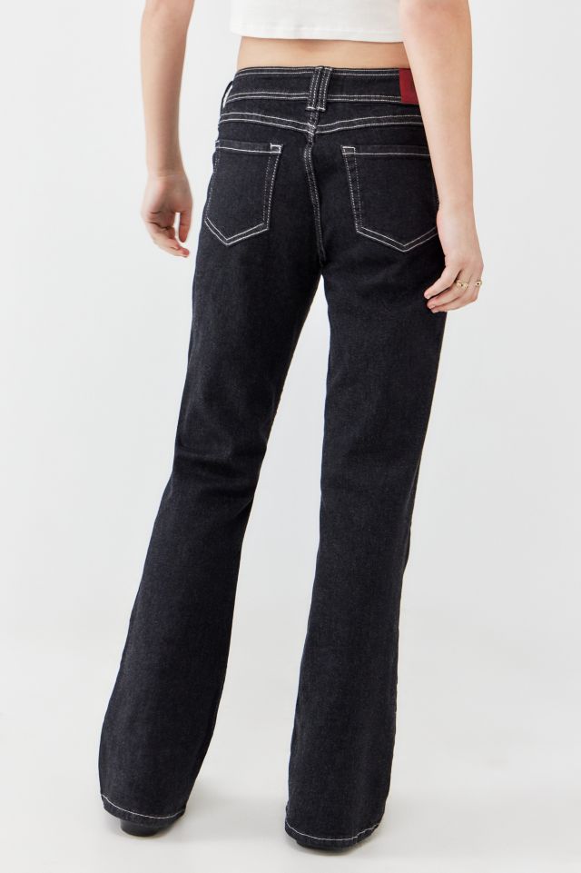 BDG Brooke Low-Rise Bootcut Flare Black Jeans | Urban Outfitters UK