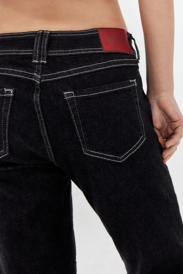 BDG Brooke Low-Rise Bootcut Flare Black Jeans #3