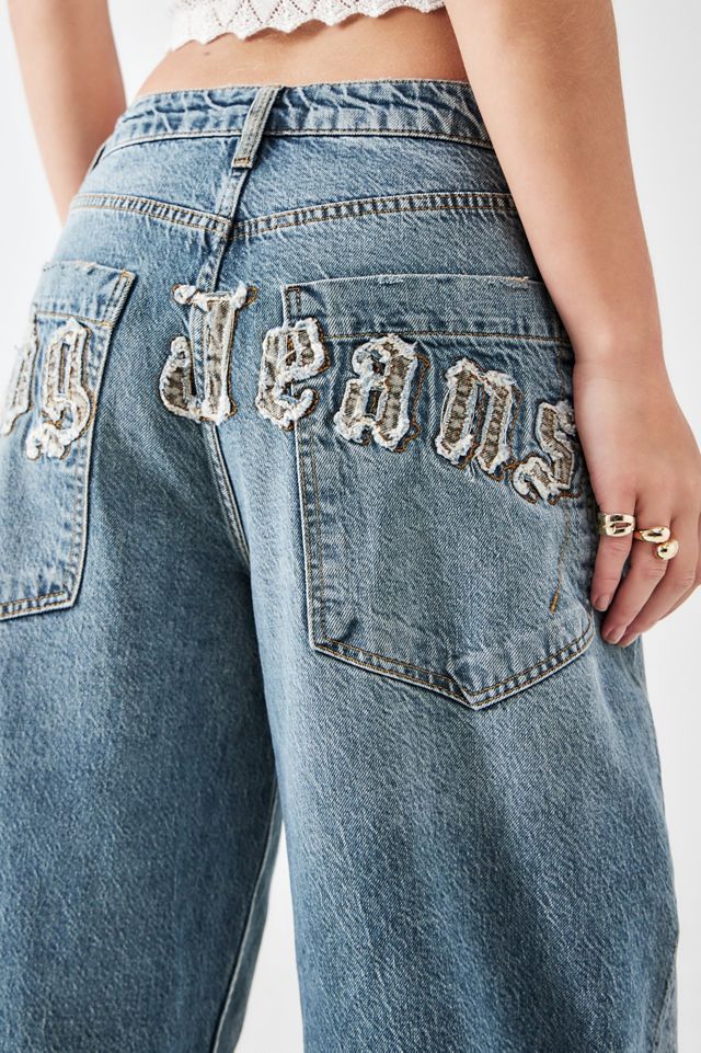 BDG Jaya Baggy Applique Jeans | Urban Outfitters UK