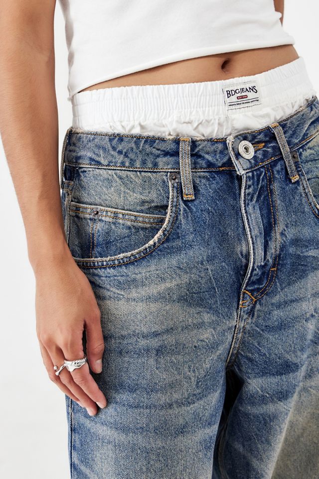 BDG Jaya Mid-Wash Baggy Boxer Jeans #2
