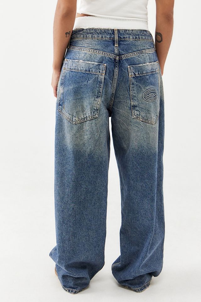 BDG Jaya Mid-Wash Baggy Boxer Jeans #3