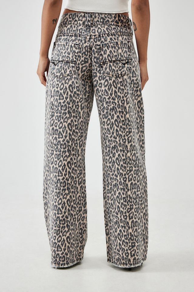 BDG Kayla Lowrider Leopard Print Jeans #2