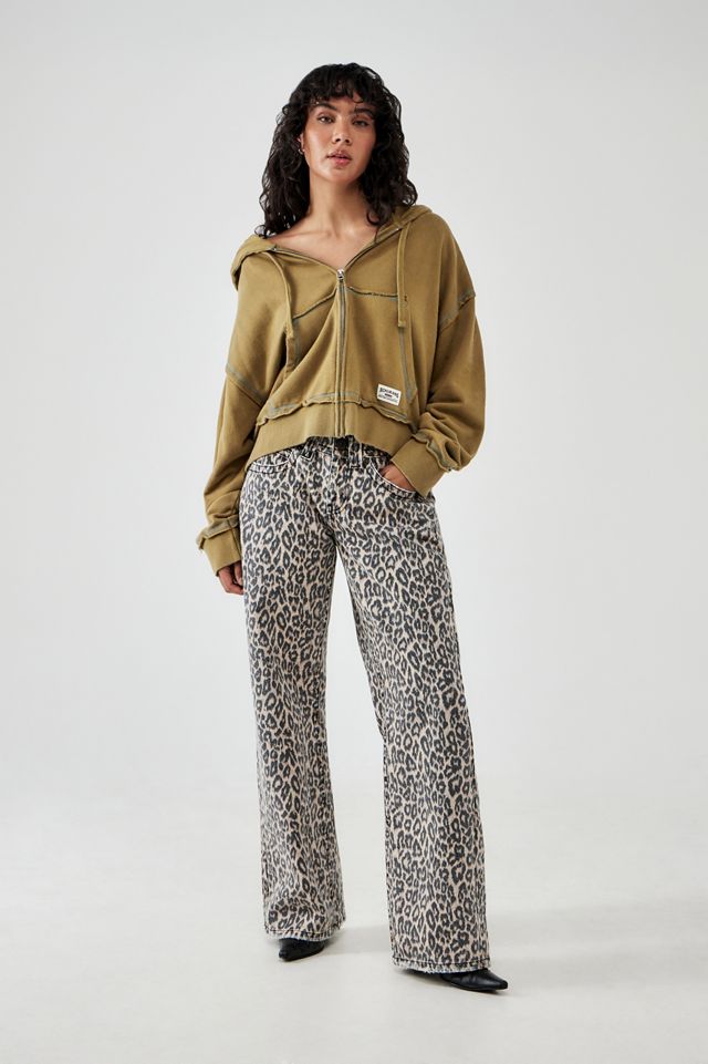 BDG Kayla Lowrider Leopard Print Jeans #3