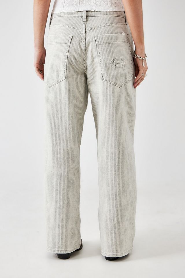 Jeans gris à rayures BDG Jaya #3