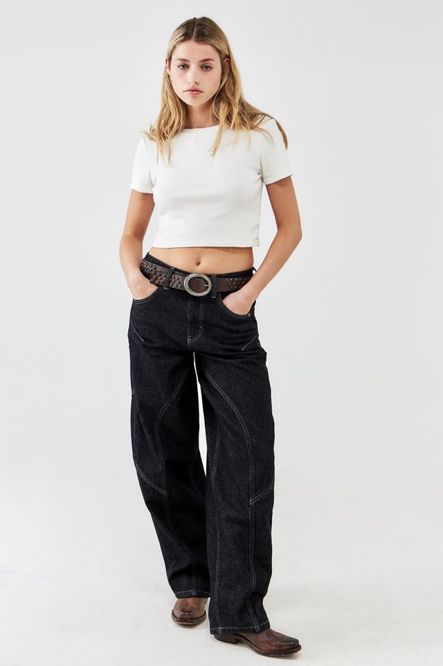 BDG Logan Boyfriend Black Seam Jeans   #2
