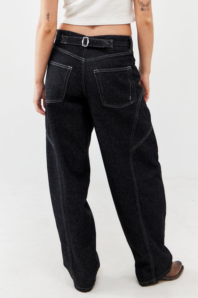 BDG Logan Boyfriend Black Seam Jeans   #4