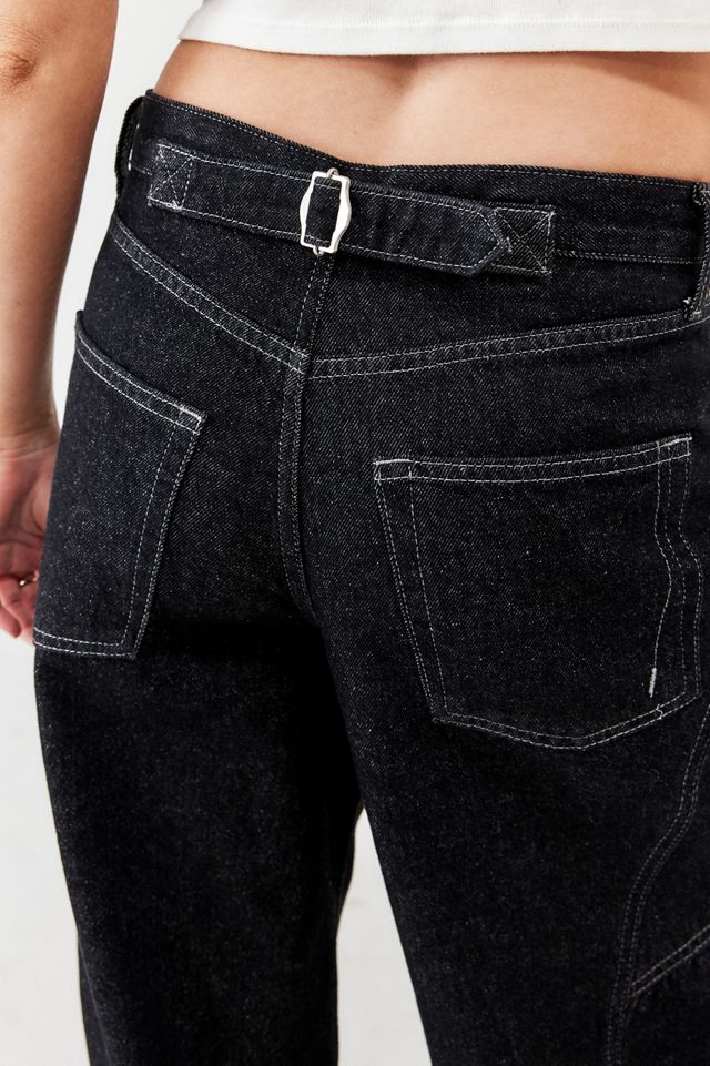 BDG Logan Boyfriend Black Seam Jeans   #5