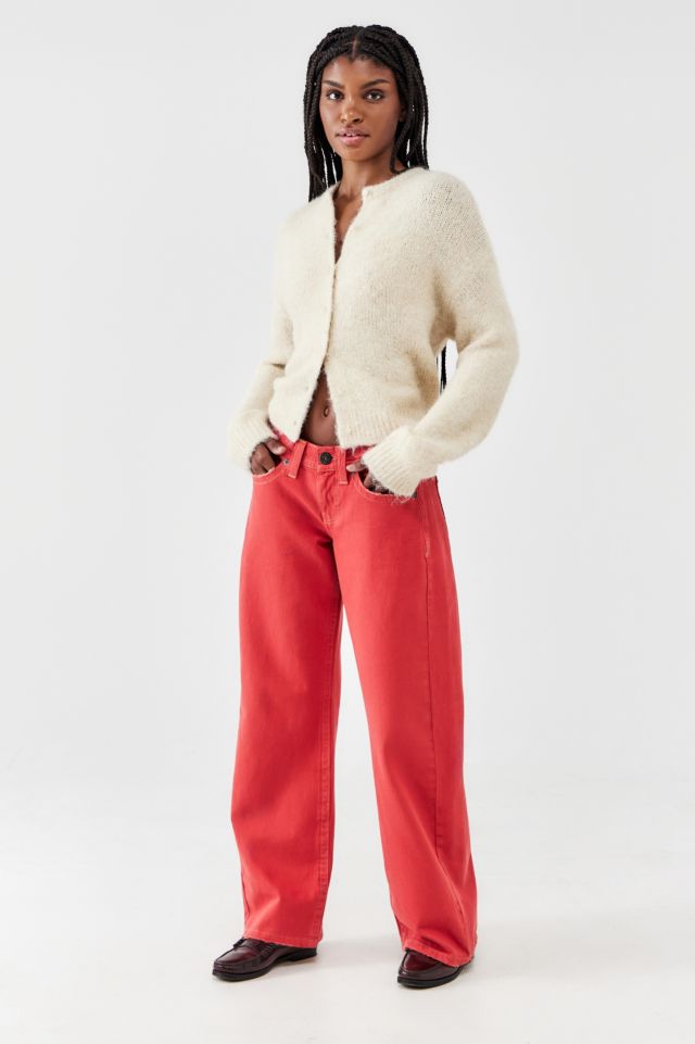 BDG Kayla Lowrider Red Jeans | Urban Outfitters UK