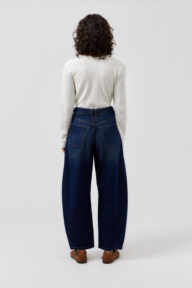 BDG Renae Indigo Barrel Jeans #3