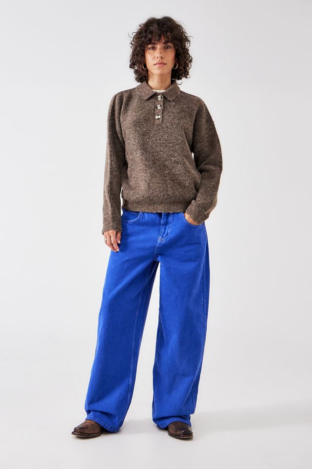 BDG Jaya Baggy Jeans Bleu Éclectique #1