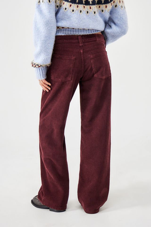 Jeans a vita bassa in velluto a coste Kayla BDG #3