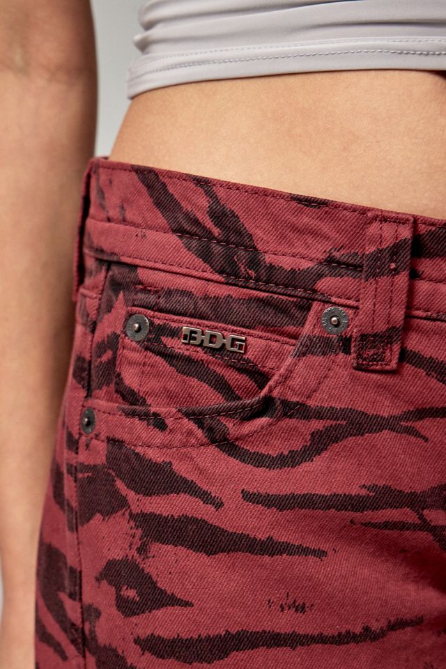 BDG Kayla Lowrider Tiger Denim Jeans #1