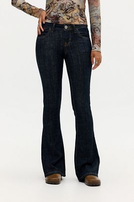 Jeans a zampa svasati a vita bassa BDG Brooke
