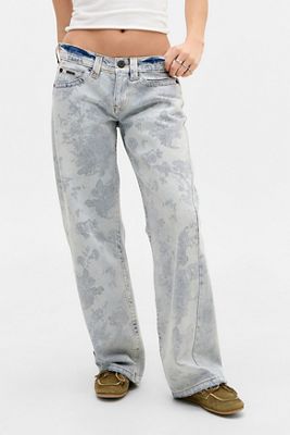 BDG Kayla Lowrider Flower Jeans