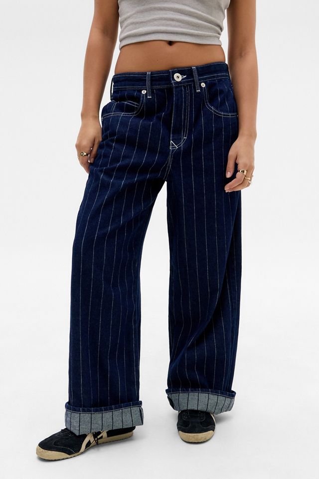 BDG Jaya Stripe Paint-Print Jeans #1
