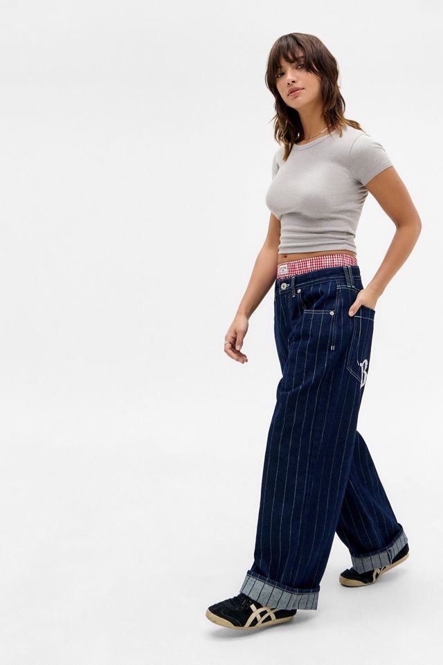 BDG Jaya Stripe Paint-Print Jeans #2
