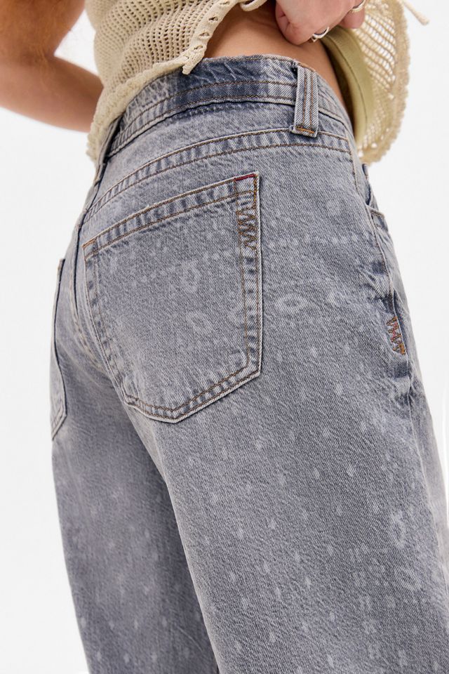 BDG Kayla Lowrider Bandana Laser Jeans #4