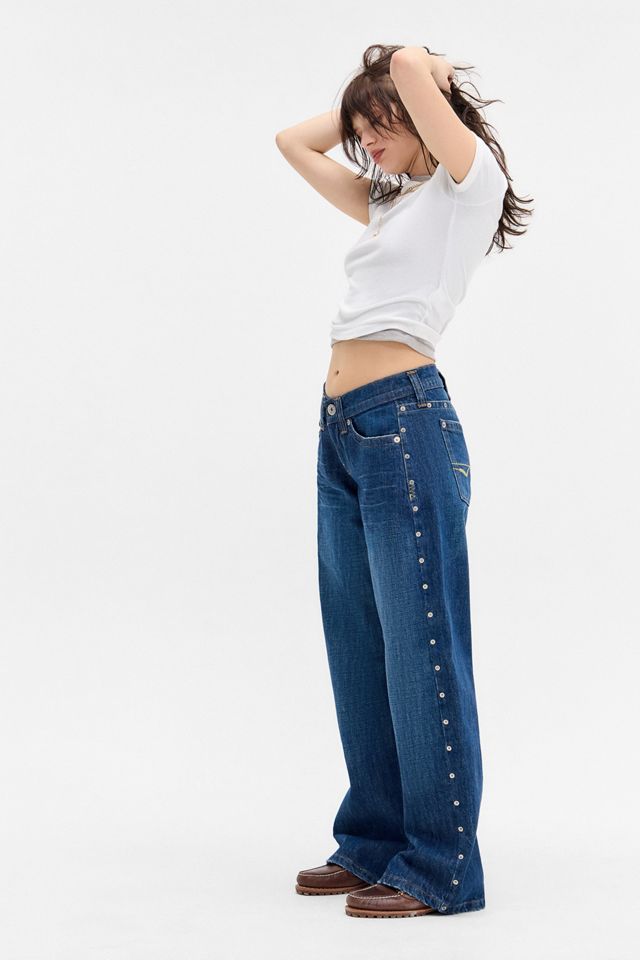 BDG Kayla Lowrider Studded Rivet Jeans #1