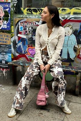 Jeans BDG Jaya Estampado de Vaca