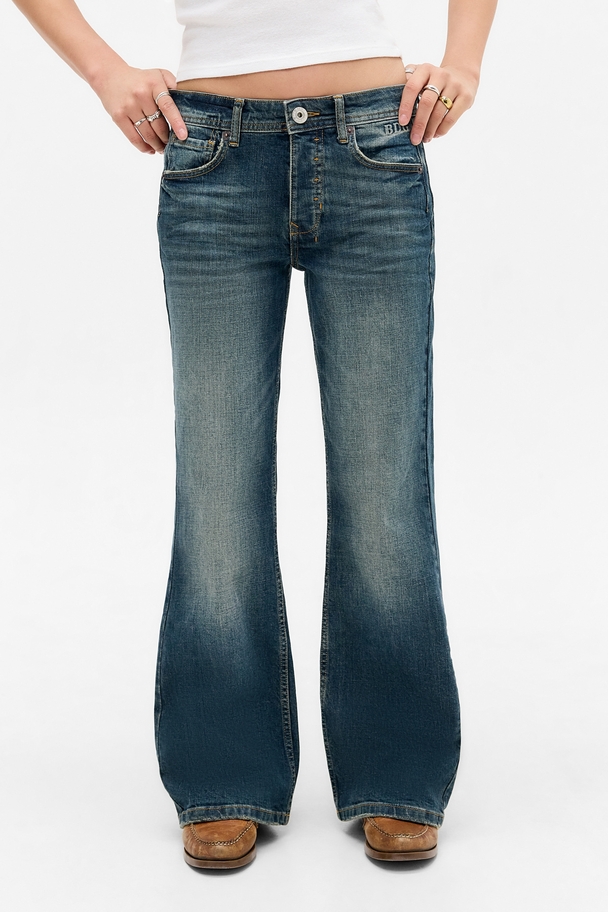 BDG Teo Relaxed Flared Jeans