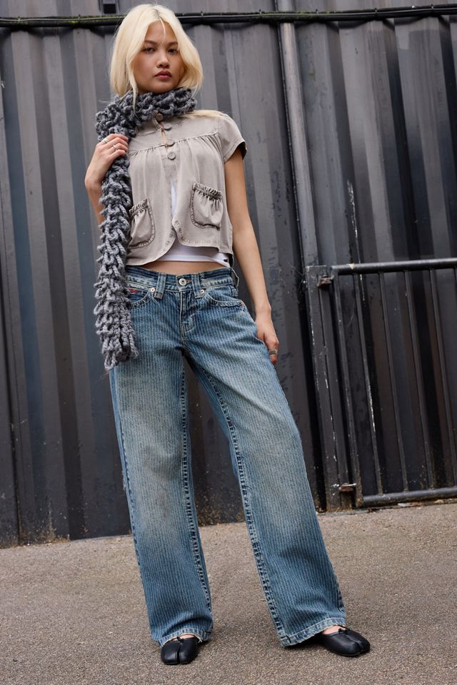 Jeans de Rayas Finas Kayla BDG #2