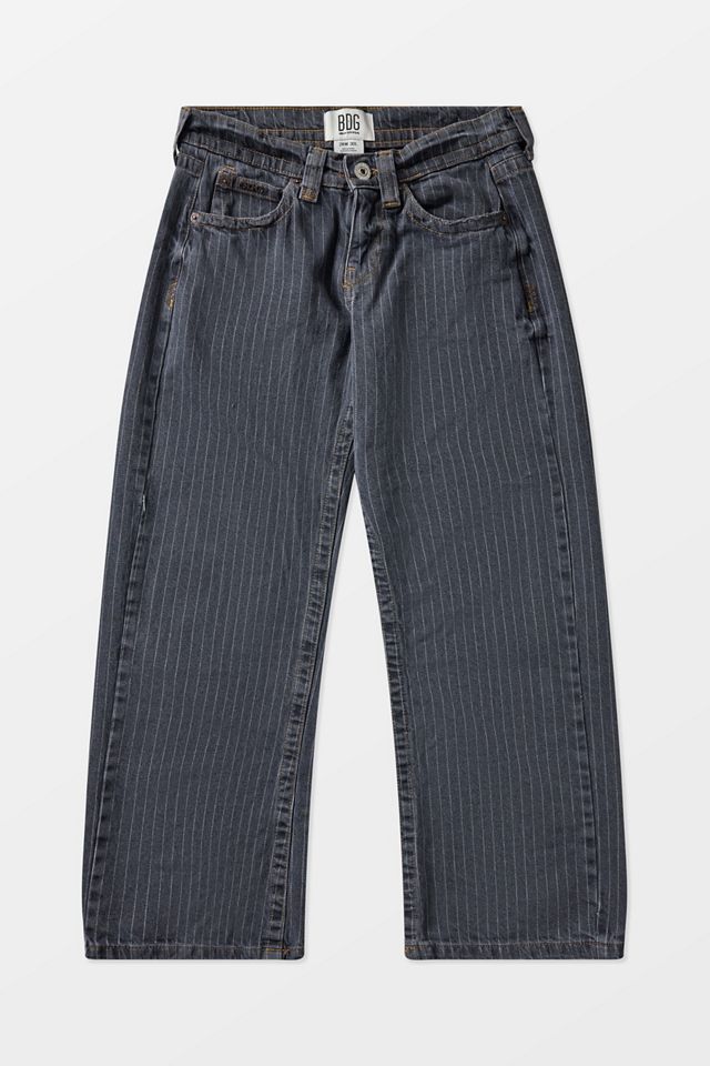 BDG Grey Kayla Lowrider Stripe Jeans #7