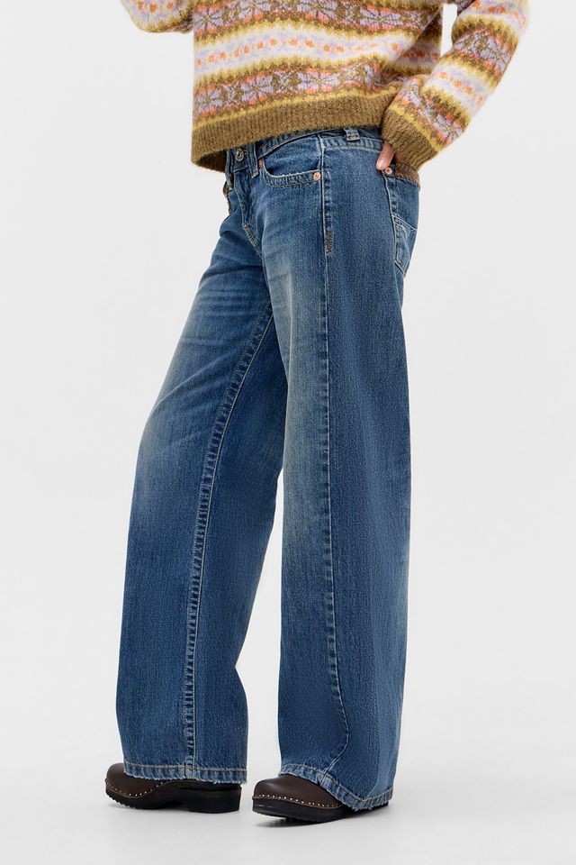 BDG Kayla Lowrider Aruba Faux Leather Detail Jeans #1