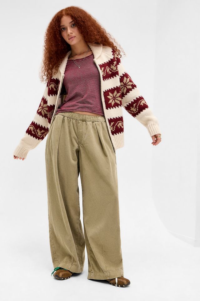 Pantalons Cocoon en velours côtelé BDG Bobbi Baggy #1