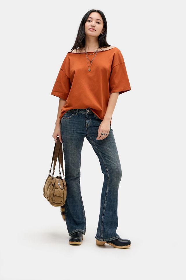 BDG Brooke Schmetterling Tiefbund Bootcut Schlaghosen #2