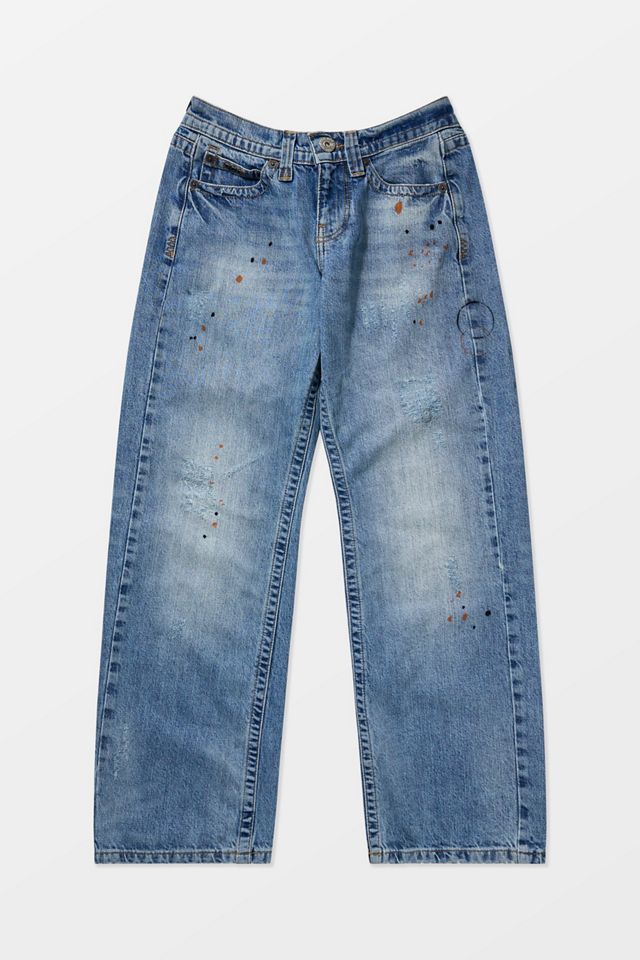 BDG Kayla Tiefbundhose Farbspritzer Jeans #2