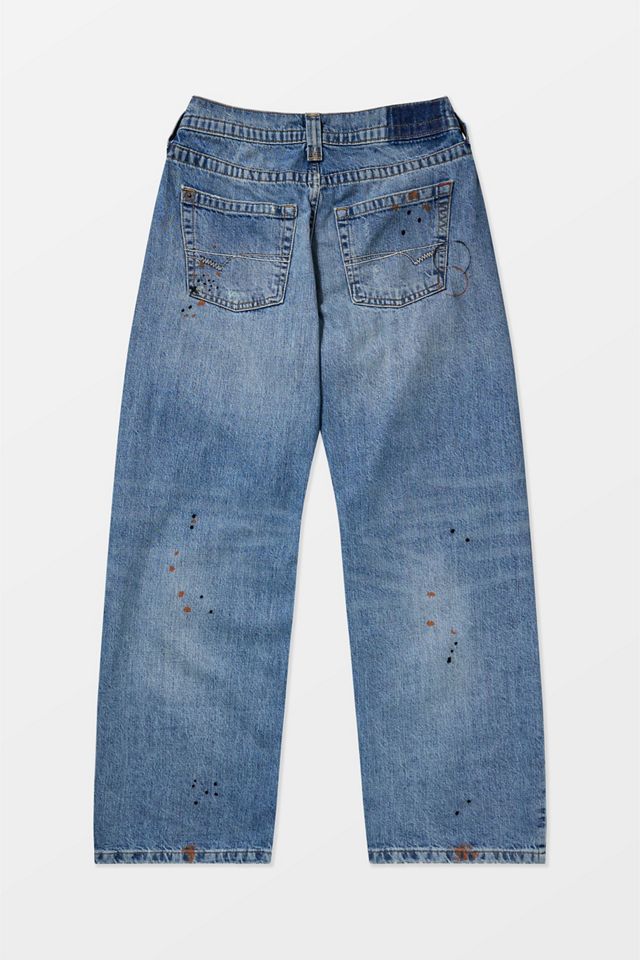 BDG Kayla Tiefbundhose Farbspritzer Jeans #3