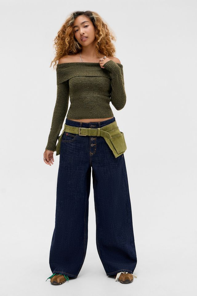 BDG Jaya Jeans mit freiliegendem Schaft #1