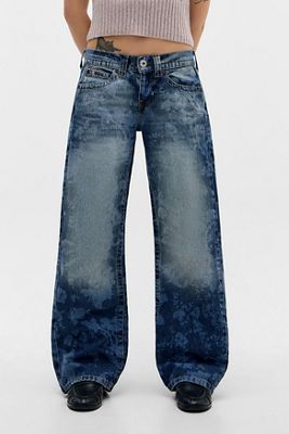 BDG Kayla Dark Vintage Flower Lowrider Jeans