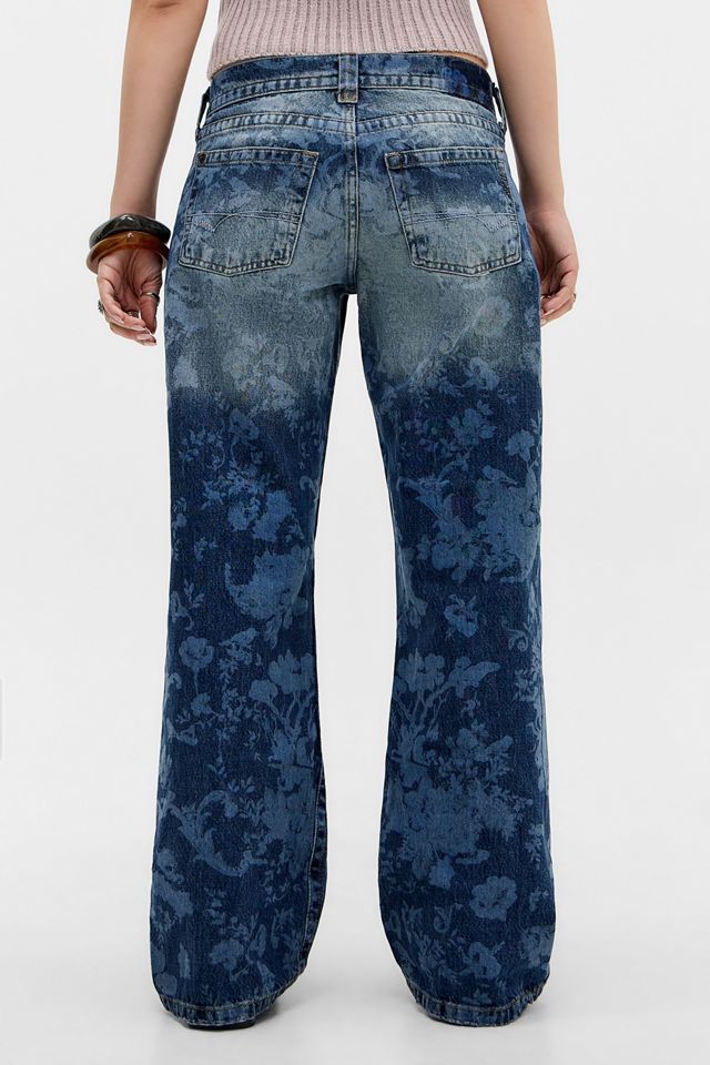 BDG Kayla Dark Vintage Flower Lowrider Jeans #3