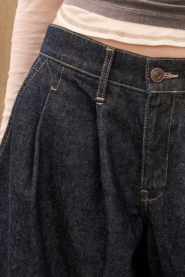 Jeans a vita alta con pieghe frontali BDG Jax #5