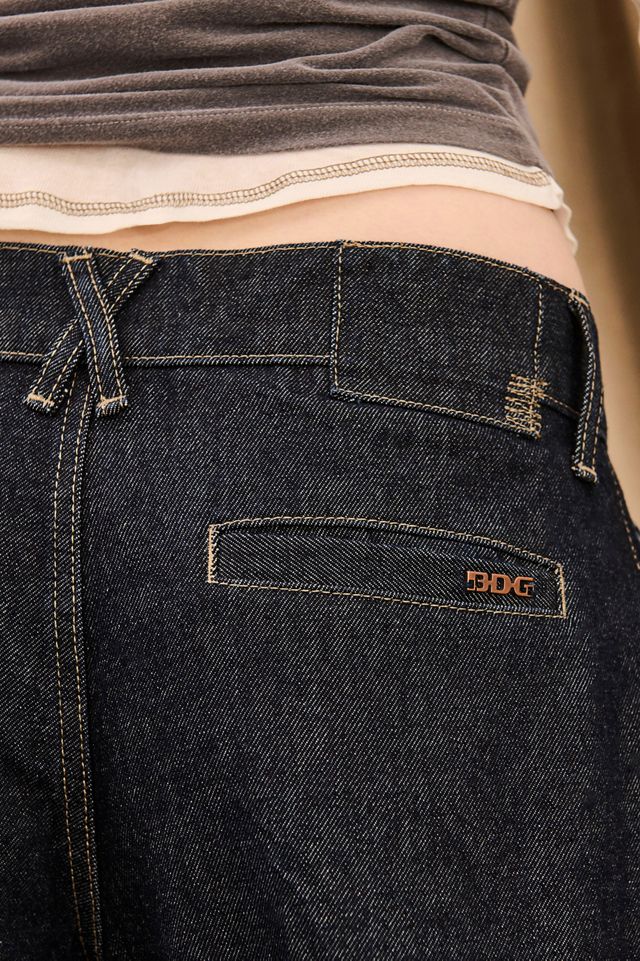 Jeans a vita alta con pieghe frontali BDG Jax #6