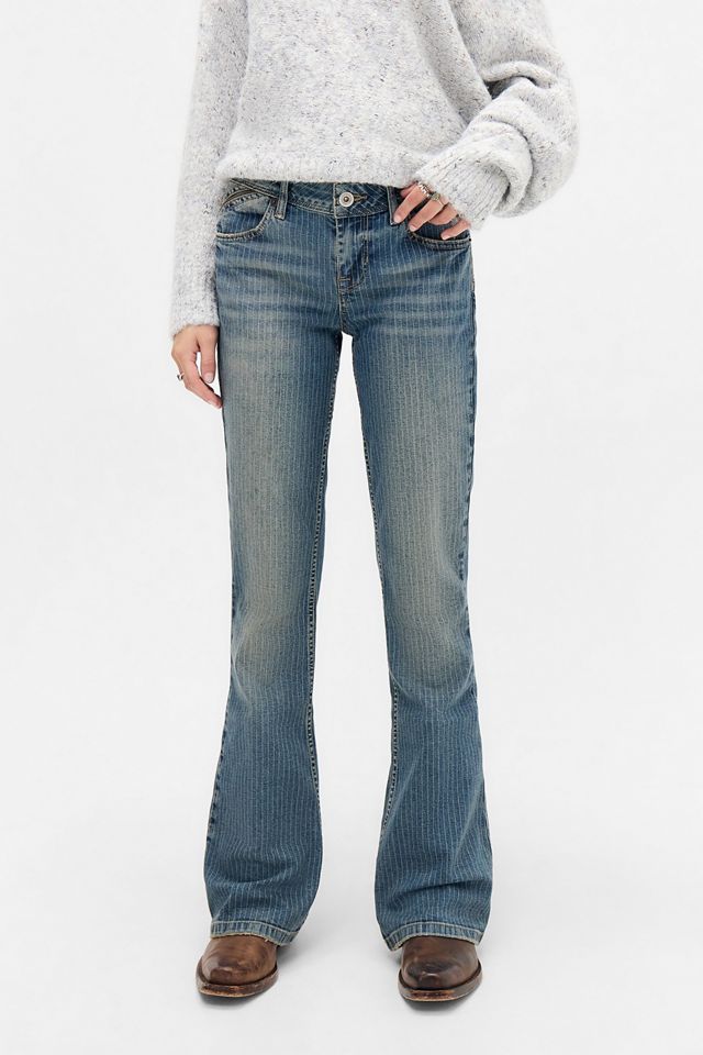 BDG Brooke Stripe Low-Rise Bootcut Flare Jeans #1