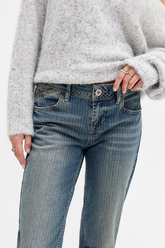 BDG Brooke Stripe Low-Rise Bootcut Flare Jeans #2