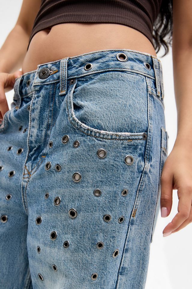 BDG Jaya Rauchige Tex-Ösen-Jeans #1