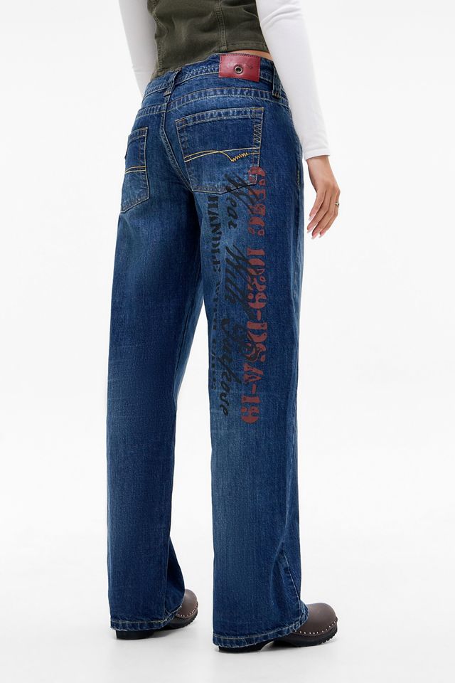 BDG Kayla Lowrider Utility Stamp Jeans #2