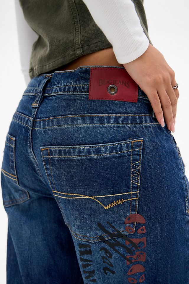 BDG Kayla Lowrider Utility Stamp Jeans #4