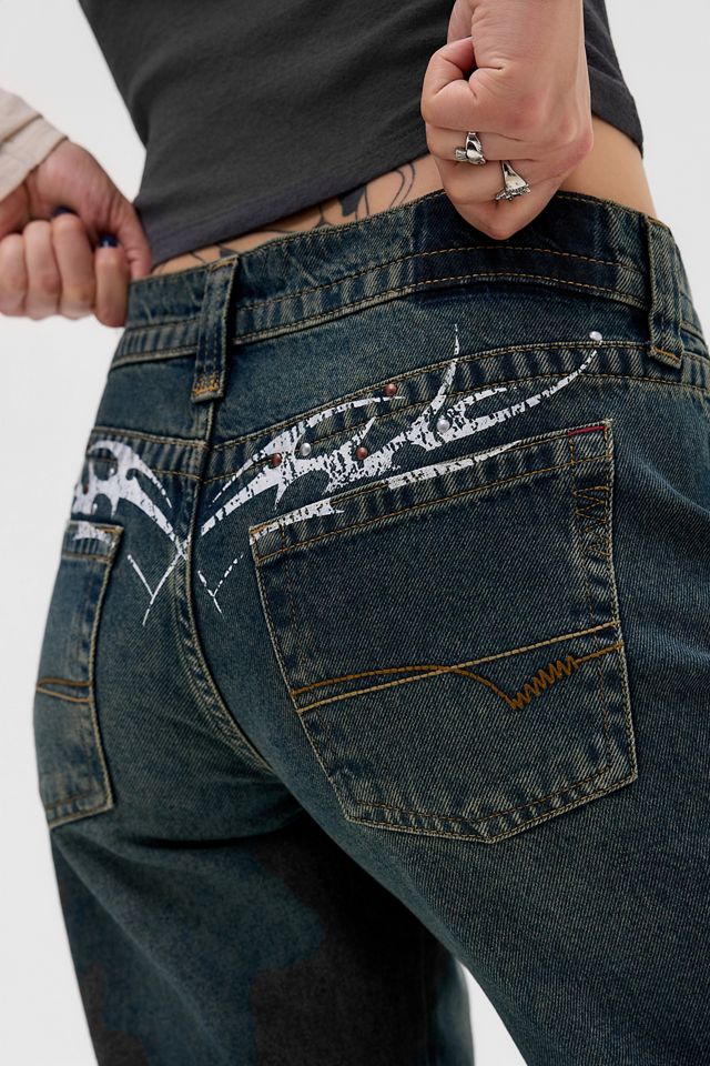 BDG Kayla Stencil Lowrider Jeans #3