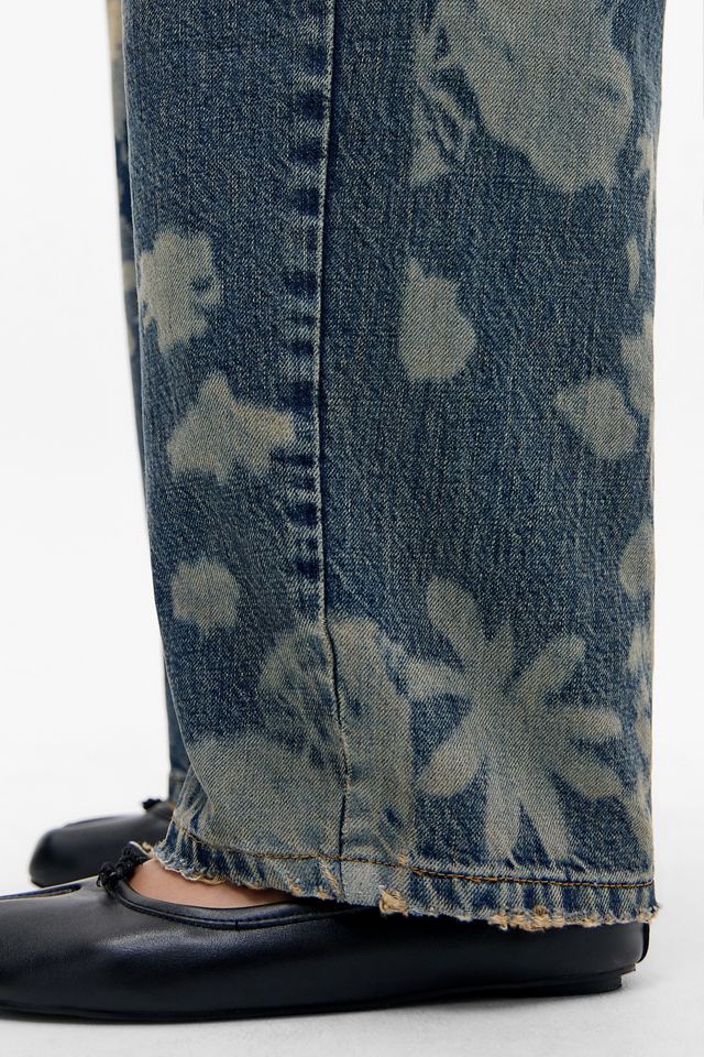 BDG Logan Floral Laser Jeans #2